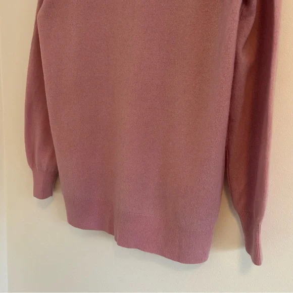 (SOLD) BABATON Merino Wool Blend Polo Sweater Pink Size XS - Picture 11 of 15